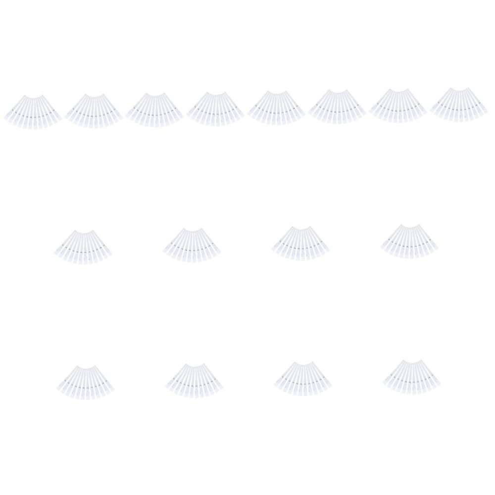 DOITOOL 192-Piece Transparent Crystal-Rod Facial Mask Brush Set