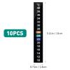 Aquarium Thermometer Strips with Temperature Display, 10 Pieces view 2