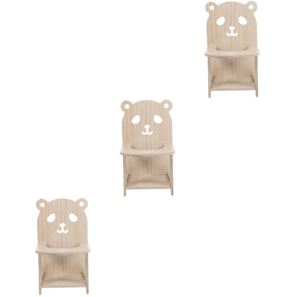 Beavorty 3stze Hamster Chair with Tray, Miniature Chair for Hamsters, Guinea Pigs and Small Animals