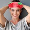 GALPADA 2-Piece Strawberry Face-Washing Headbands for Women view 4