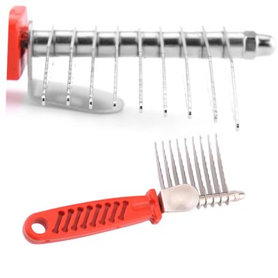 Dematting Comb for Dogs and Cats, Red, PP