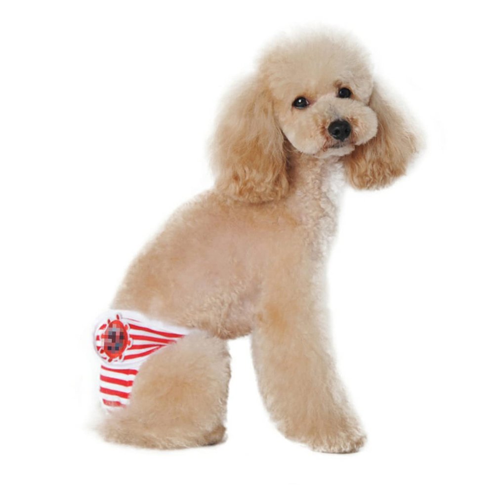 Housoutil Adjustable Dog Hygiene Pants for Female Dogs, Striped