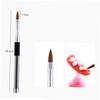 FRCOLOR 15-Piece Nail Art Rhinestone-Handle Professional Nail Brushes and Painting Tools for Home and Salon view 2