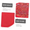 SAFIGLE 3-Piece Tibetan Singing Bowl Cushion Set, Red Handmade Pads for Singing Bowls view 4