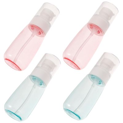 Housoutil 4-Piece Leakproof, Shatter-Resistant Travel Cosmetic Bottles, 60 mL, Random Color