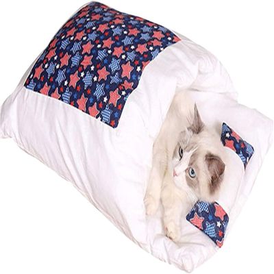 Orthopedic Cat Sleeping Bag, Warm Cozy Cat Bed