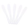 5-Piece Silicone Face Mask Spatulas, White, for Skincare view 1