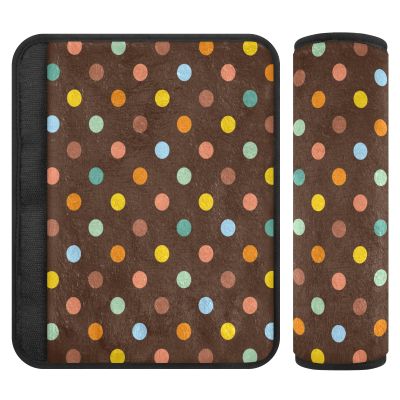 RPLIFE Colorful Polka-Dot Car Seat Belt Pads