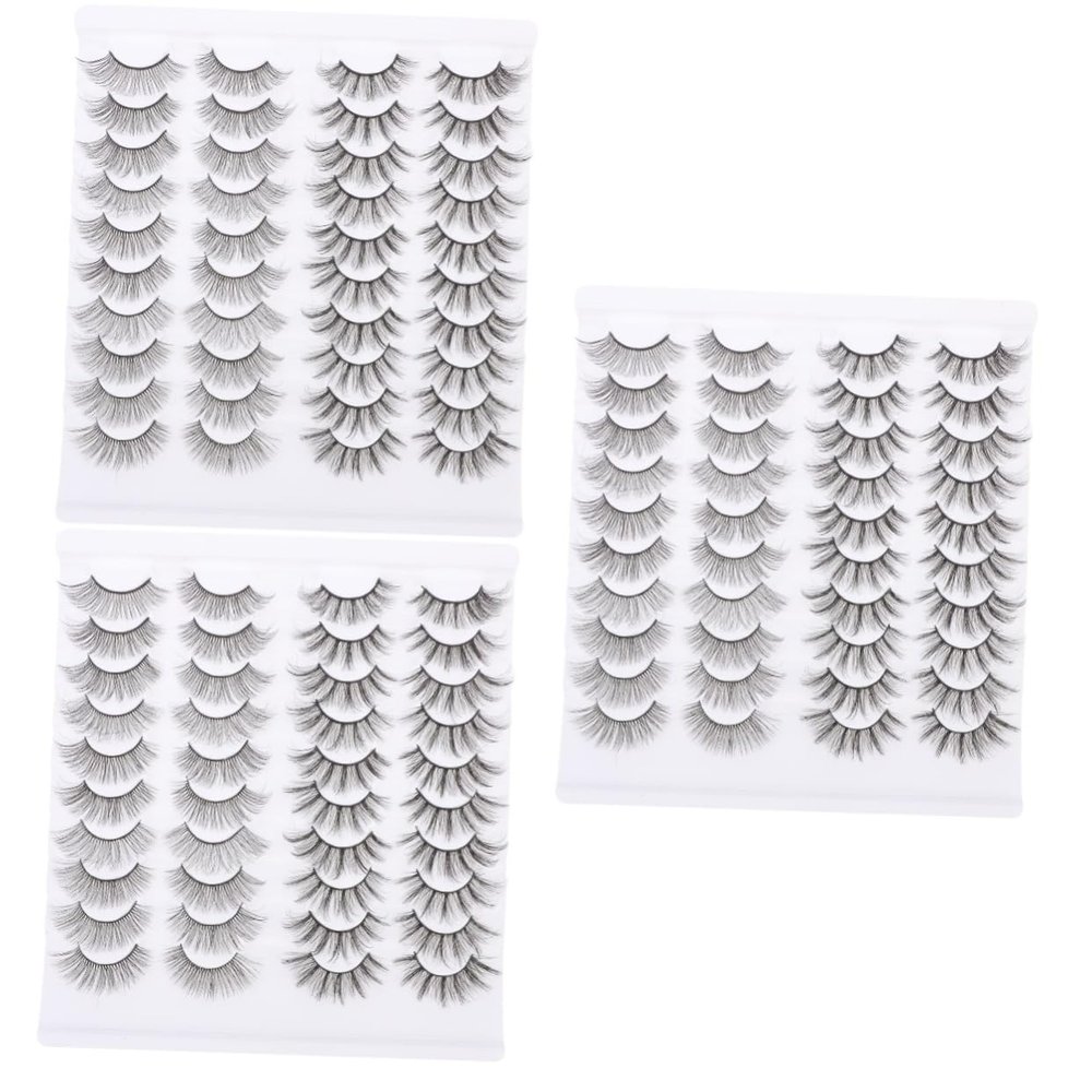 DOITOOL 60 Pairs Natural-Looking False Eyelashes for Dramatic Eye Makeup