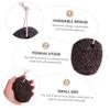 Natural Pumice Stone, 2 Pieces, Black, Foot File for Callus Removal view 2