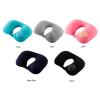 RajoNN U-Shaped Neck Pillow, Inflatable Travel Neck Support, Black view 2