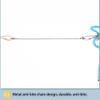 Versatile Hamster Harness - Light Blue view 3