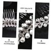 Silver Alloy Teardrop Hair Comb for Brides view 4