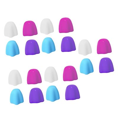 JECOMPRIS 20-Piece Silicone Toothpaste Tube Caps, Self-Closing, Flexible and Durable