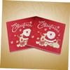 HAPINARY 20-Piece Printed Christmas Napkins with Santa and Reindeer Motifs view 4