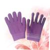 Moisturizing Spa Cotton Gel Gloves, Purple view 2