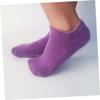 Moisturizing Spa Cotton Gel Gloves, Purple view 3