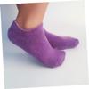 Moisturizing Spa Cotton Gel Gloves, Purple view 4