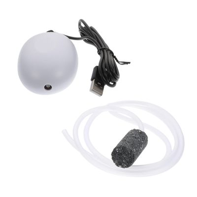 Housoutil Mini USB Aquarium Air Pump, Quiet Aerator