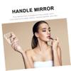 DOITOOL 2-Piece Handheld Makeup Mirror, Portable Double-Sided Cosmetic Mirror for Women view 3