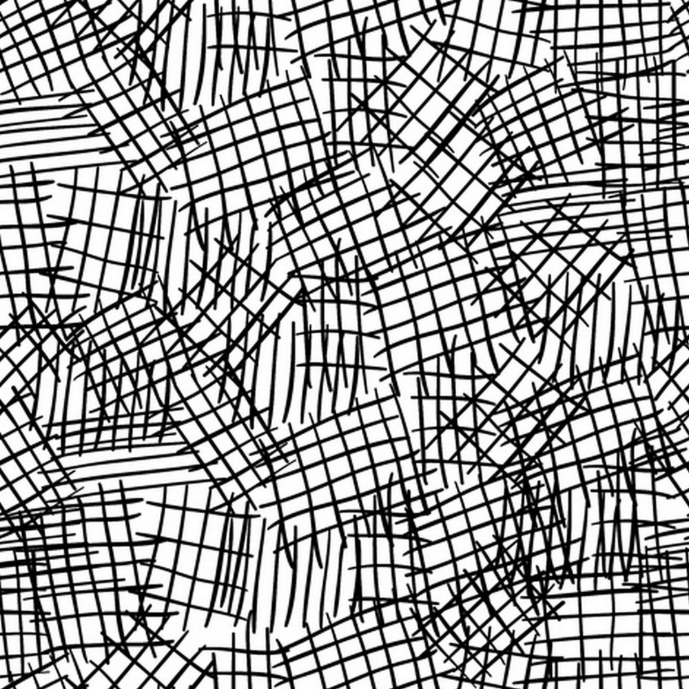 20 Black-and-White Grid Pattern Paper Napkins, 33 x 33 cm