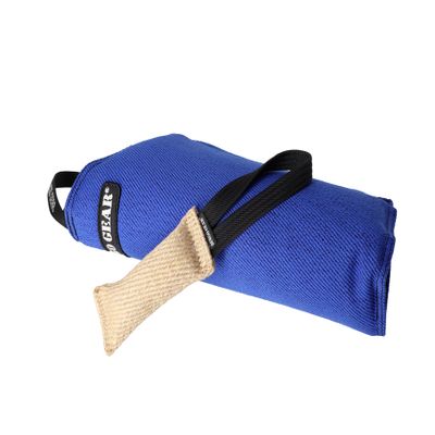 Dingo Gear Mini Soft Nylcot Bite Sleeve & Jute Bite Tug Set, Blue, Level 1