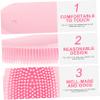 DOITOOL 3-Piece Silicone Body and Scalp Massage Brush Set view 3