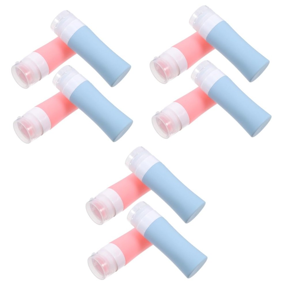 DOITOOL 12-Piece Silicone Travel Bottles for Shampoo, Lotion and Shower Gel