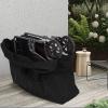 Wheelchair Storage Bag, Waterproof Oxford Fabric Travel Bag with Shoulder Strap, 45.3 x 31.5 x 15.7 in, Foldable, Black view 3