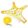 DOITOOL Small Pet Vest Harness and Leash Set with Pineapple Print view 1