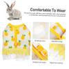DOITOOL Small Pet Vest Harness and Leash Set with Pineapple Print view 3