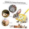 DOITOOL Small Pet Vest Harness and Leash Set with Pineapple Print view 4