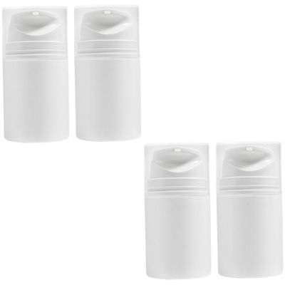 DOITOOL 4-Pack 30 mL Airless Lotion Bottles, Refillable Travel Pump Dispensers