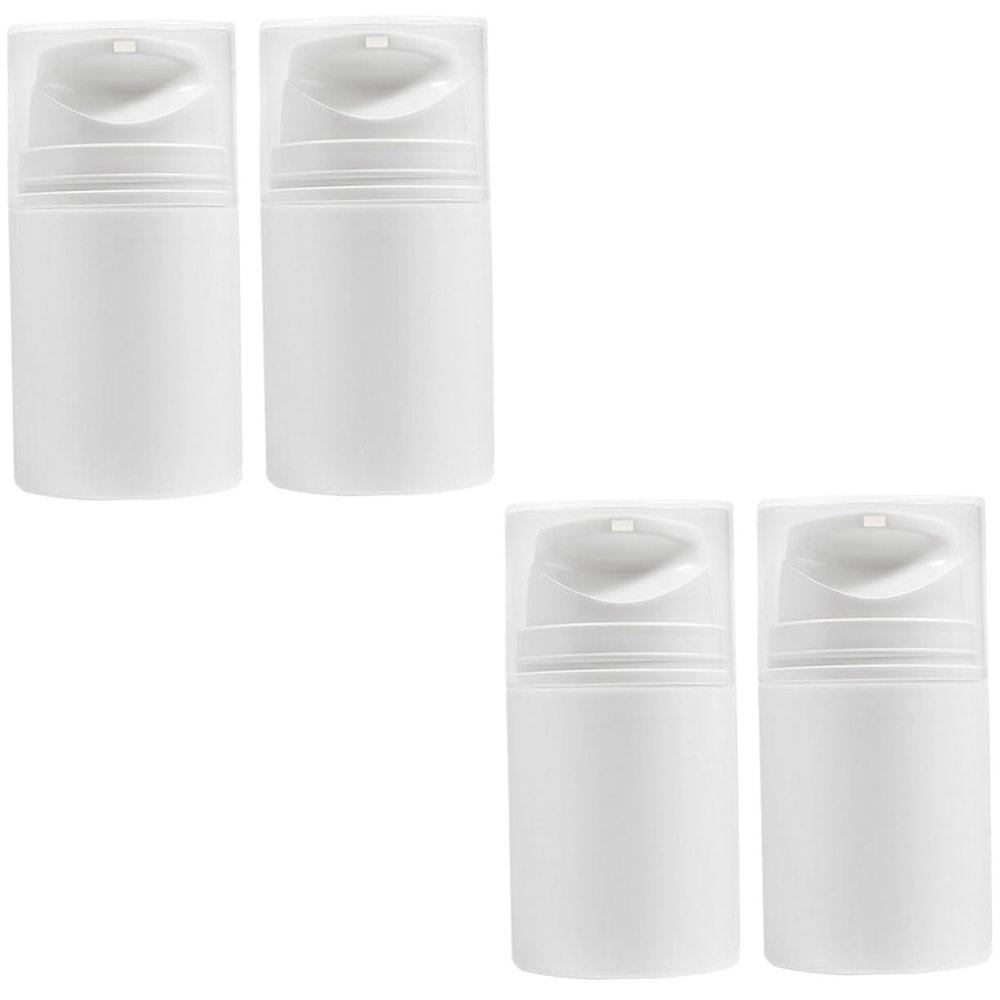 DOITOOL 4-Pack 30 mL Airless Lotion Bottles, Refillable Travel Pump Dispensers