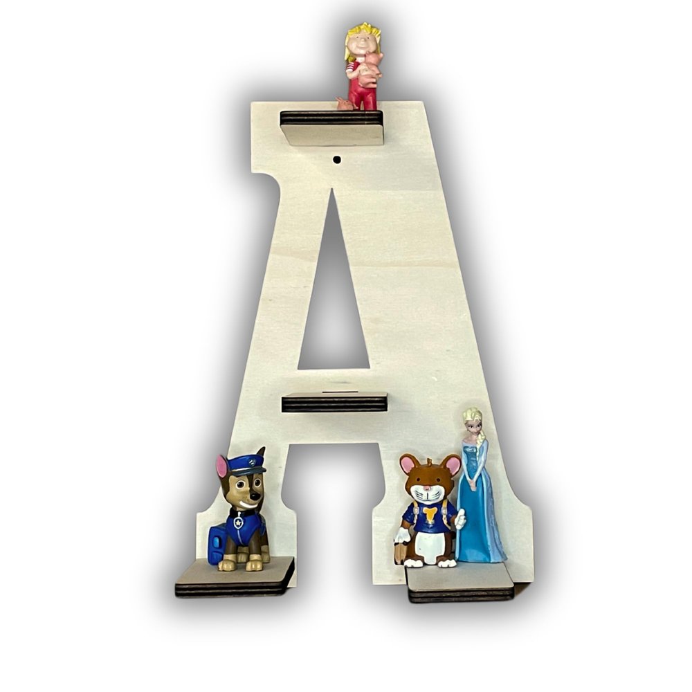 DRYSSON DIY Letter H Shelf for Toniebox and Tonies