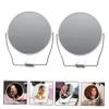 Beavorty 4-Piece Double-Sided Portable Hand Mirror with Folding Handle view 3