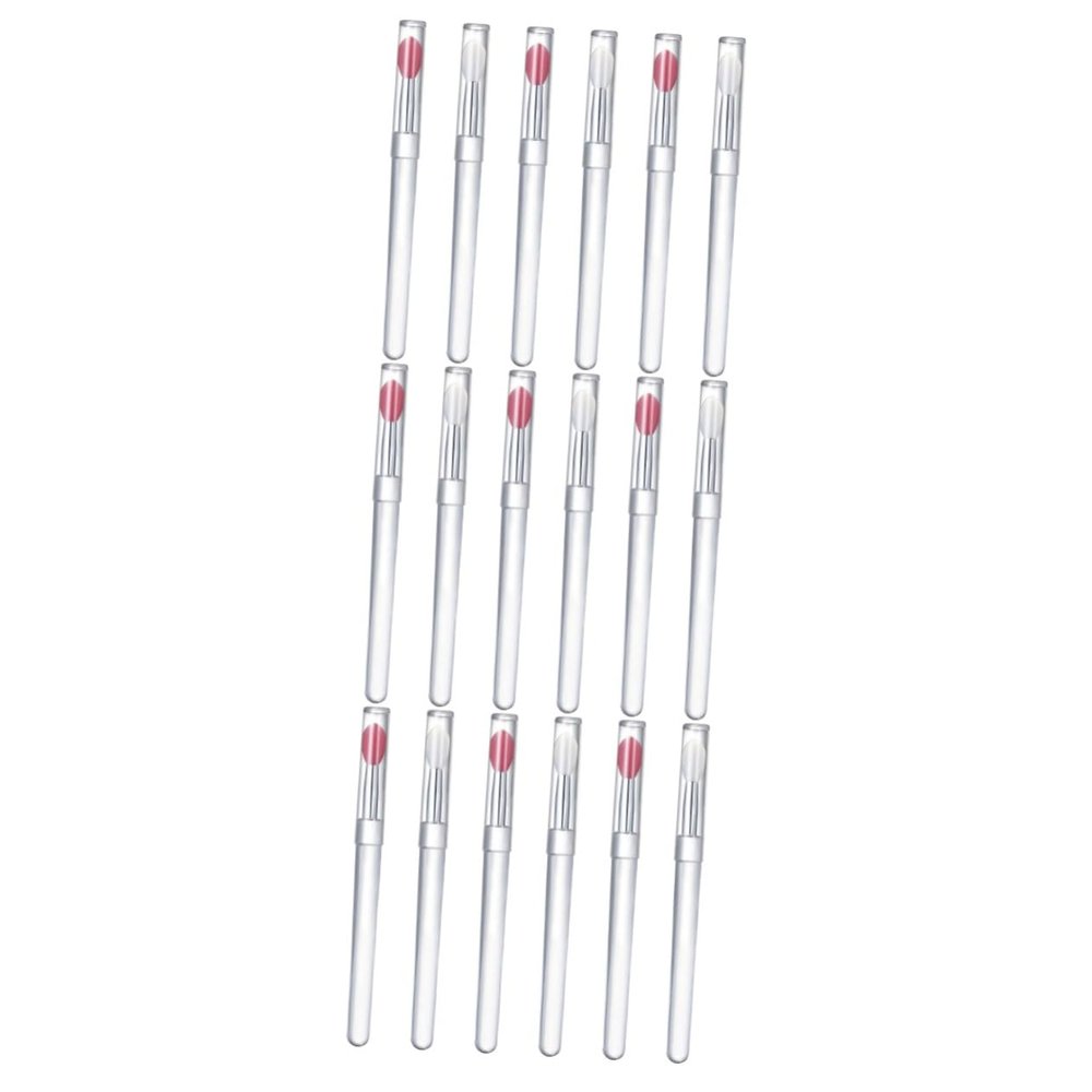 Beavorty 18-Piece Reusable Lip Brushes with Caps