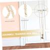 Beavorty 2-Piece Dog Doorbells with Wooden Beads for Training and Walk Signals view 3