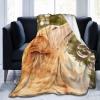 3D Dog Throw Blanket, Cute Animals, Fleece Pet Flannel Blanket for Bed, Couch and Sofa, Soft Printed Blanket for Bro, Travel and Camping, 127 x 101.6 cm view 1