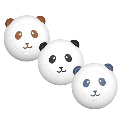 FRCOLOR 3-Piece Panda Massage Brush Set for Dogs and Cats