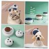 FRCOLOR 3-Piece Panda Massage Brush Set for Dogs and Cats view 3