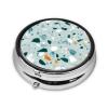 Terrazzo Marble Pastel Round Mini Pill Box view 2