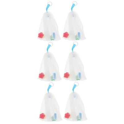 DOITOOL 6-Piece Soap Exfoliating Bags, Foaming Mesh Pouches for Facial Cleansing and Handmade Soap