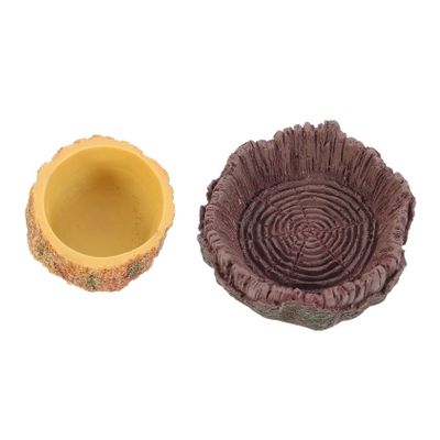 Housoutil Resin Reptile Feeding Bowl