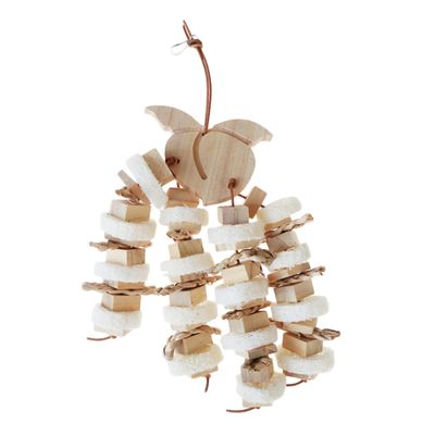 Housoutil Wooden Parrot Toy