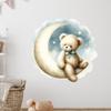GRAZDesign Bear & Moon Wall Decal for Baby Room, 41 x 40 cm view 3