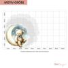 GRAZDesign Bear & Moon Wall Decal for Baby Room, 41 x 40 cm view 4