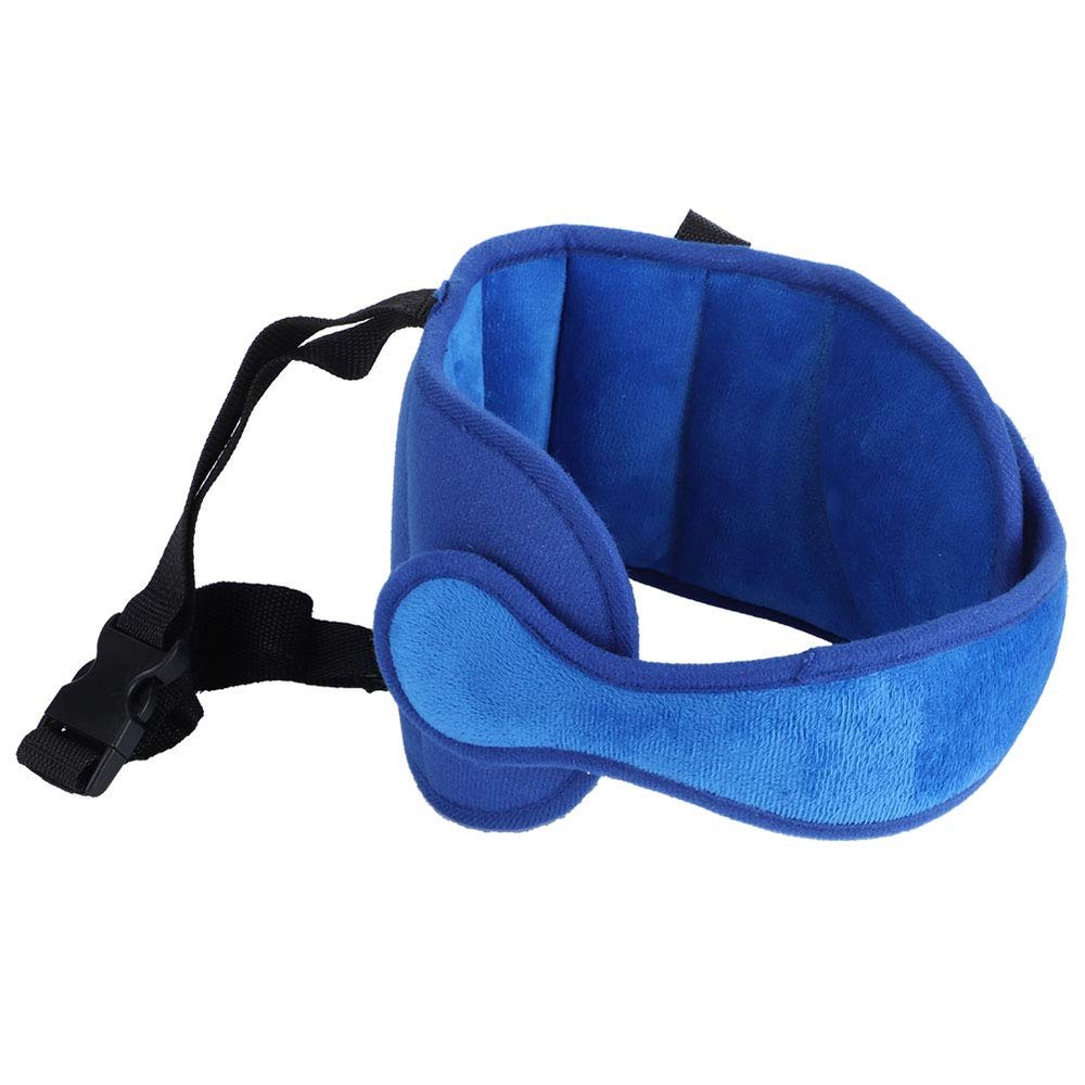 Riuulity Children's Head Support Belt, Dark Blue