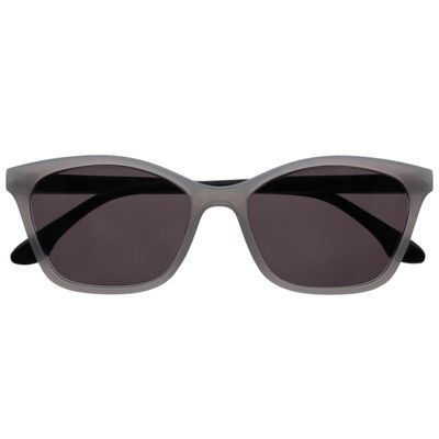 OPULIZE KAT Sunglasses Readers - Cat-Eye Frame - UV400 - Gray - +3.00