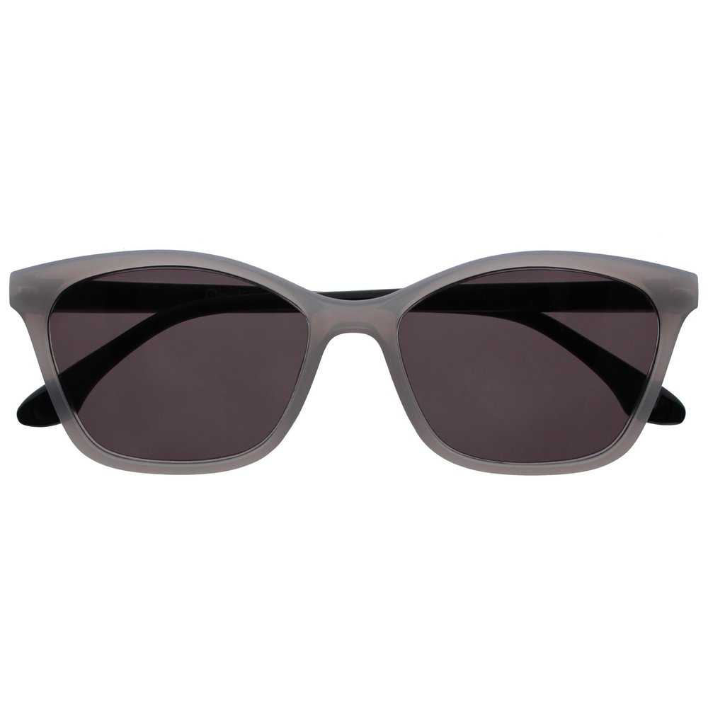 OPULIZE KAT Sunglasses Readers - Cat-Eye Frame - UV400 - Gray - +3.00